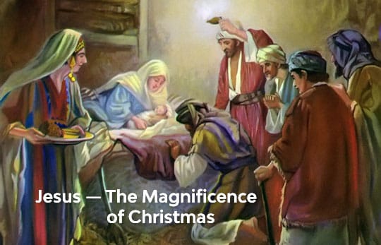 The Magnificence of Christmas - Shepherds Visit Jessus