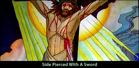 Side Pierced With A Sword Prophesies about Christ image Side Pierced With A Sword