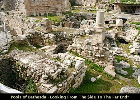 Pools of Bethesda - Looking From The Side To The Far End