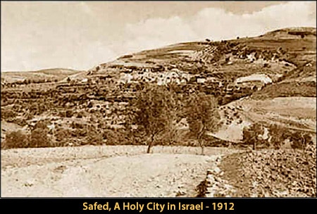 Safed, A Holy City in Israel - 1912