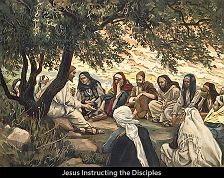 Jesus Instructing the Disciples