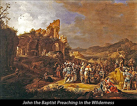 John the Baptist Preaching