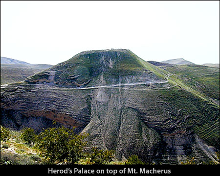 Herod's Palace on Top of Mt. Macherus