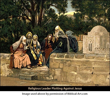 Religious Leaders Plotting Against Jesus