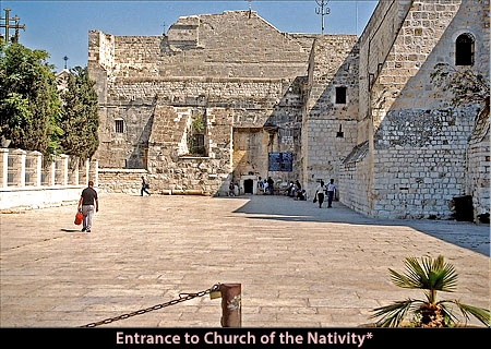 Entrance to the Church of the Nativity