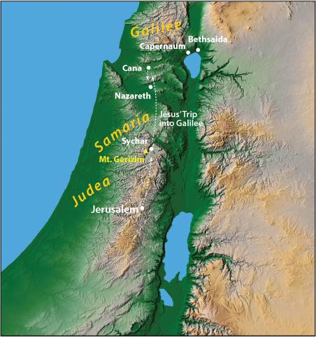 Map of Israel