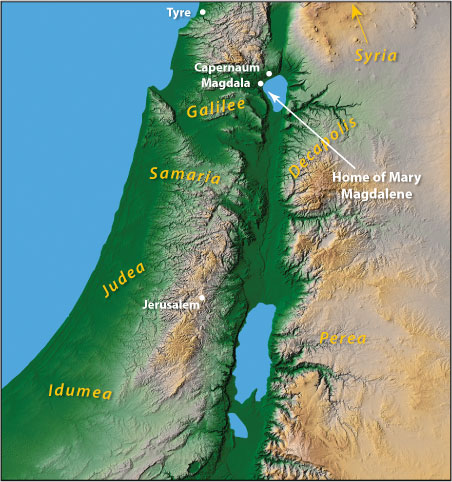 Map of Israel