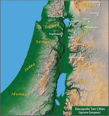 Map of Ancient Israel