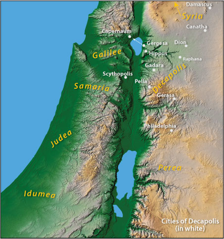 Map of Ancient Israel