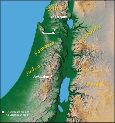 Map of Israel