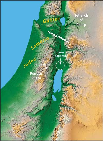 Map of Israel