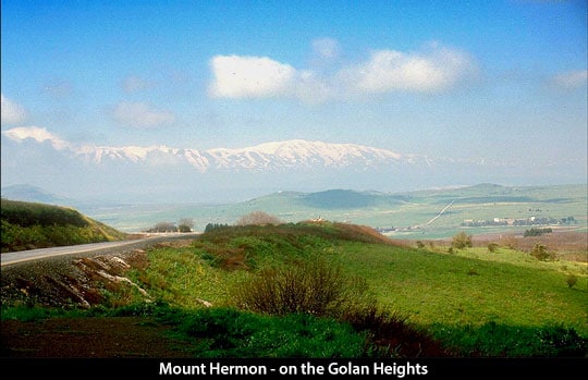 Mount Hermon - on the Golan Heights