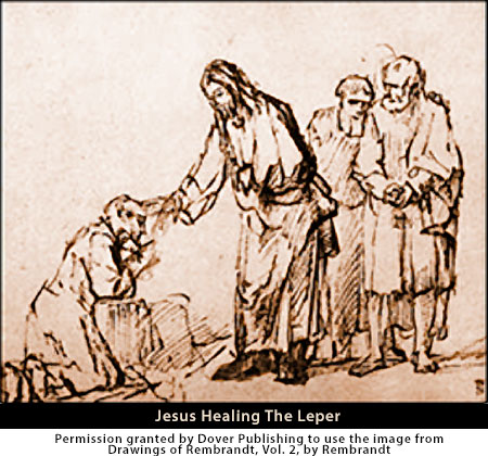 Jesus Healing The Leper