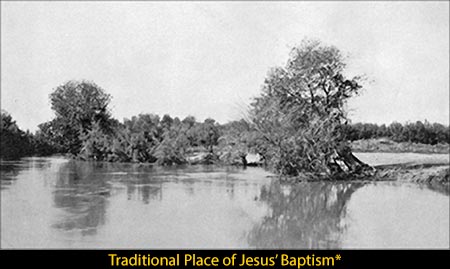 Traditional Place of Jesus' Baptism