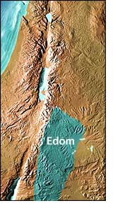 Ancient Map of Edom