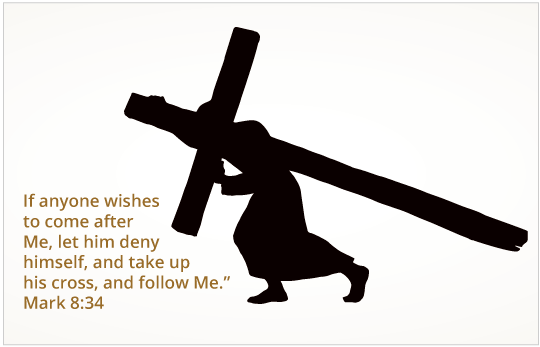 What does it mean to take up your cross, and follow Me?