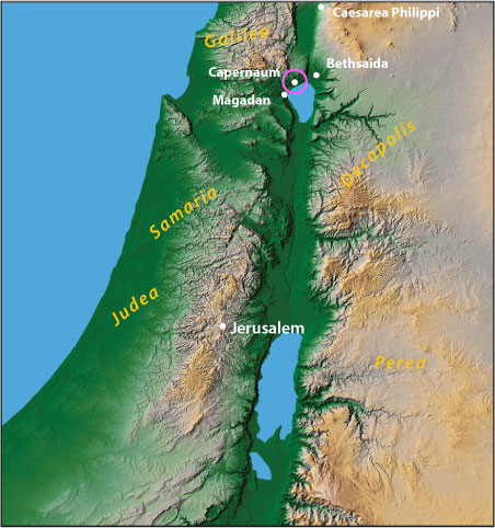 Map of Israel