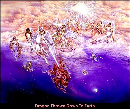 Dragon Thrown Down To Earth