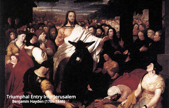 Christ's Entry Into Jerusalem Header