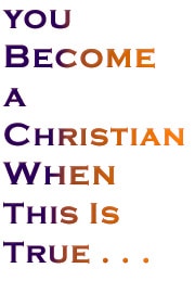 A Person Is A Christian When