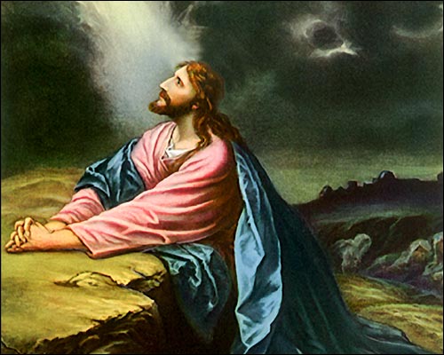 Christ Prays At Night