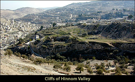 Cliffs of Hinnom Valley
