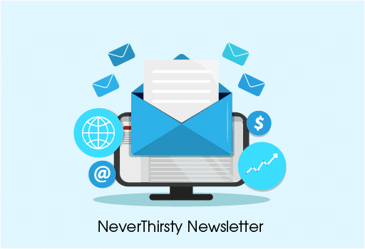 NeverThirsty Newsletter - header
