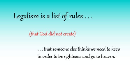 What is legalism?