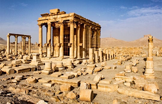 Ruins Of The Canannite Temple of Baal-Shamin - Palymyra, Syria