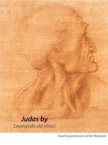Judas by Leonardo da Vinci