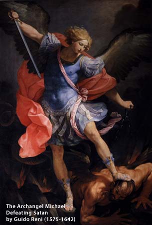 Michael the Archangel Defeats Satan