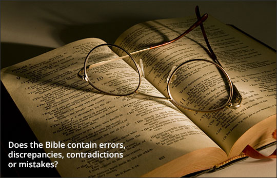 Does Bible Contain Errors Mistakes