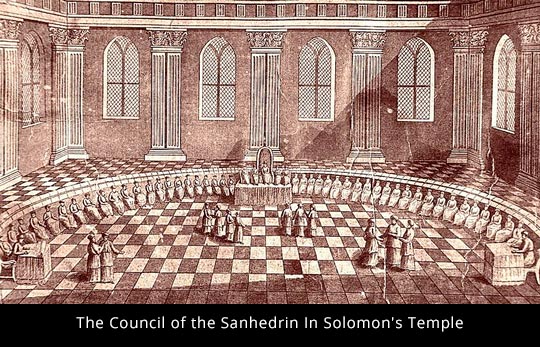 Sanhedrin Council In Solomon's Temple