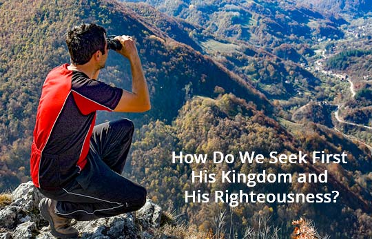 How To Seek First His Kingdom