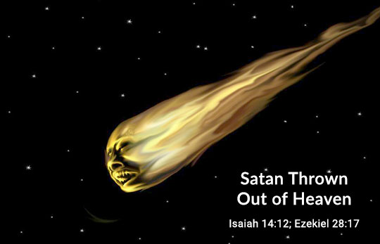El pecado de Satanás resultó en su expulsión del cielo