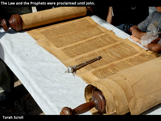 Torah Scroll Until Law Prophets