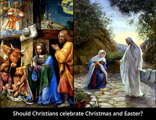 Christians Celebrate Christmas and Easter