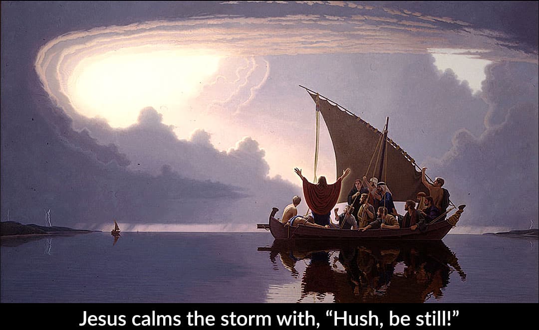Jesus Calms the storm