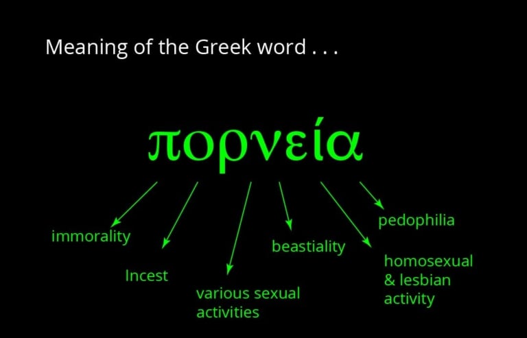 Porneia Definition — What is the meaning of the Greek word porneia in the Bible? | NeverThirsty