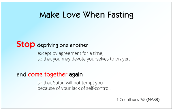 Make Love When Fasting