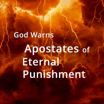 God Warns Apostates of Eternal Punishment Icon
