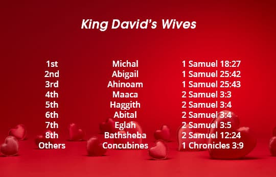 Wives of King David