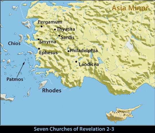 Seven Churches Revelation 2-3