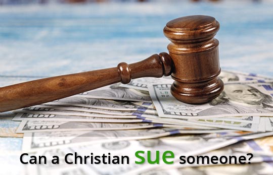 Can a Christian Sue?