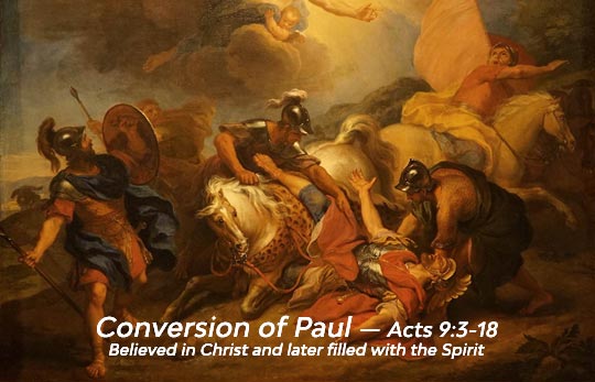 Receive the Holy Spirit - Paul Conversion