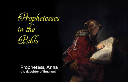 Prophetesses in the Bible - front