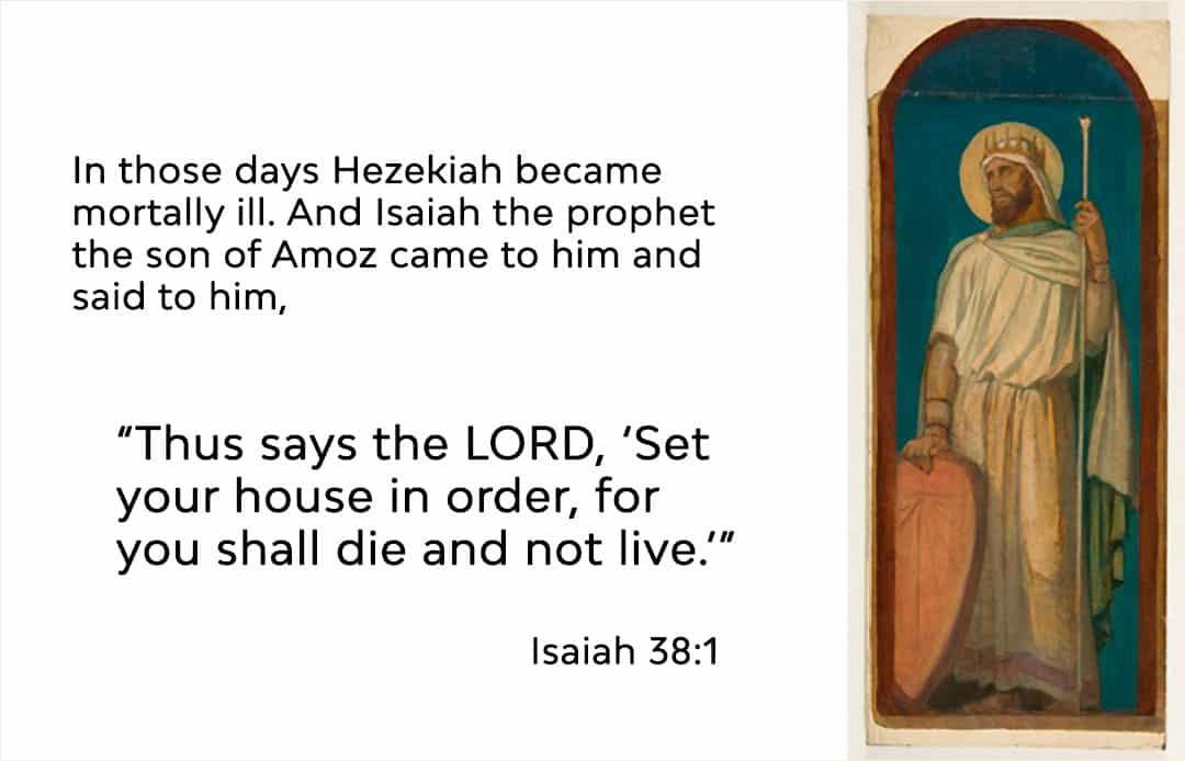 False Prophecy About King Hezekiah?