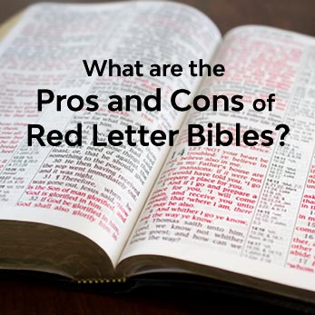 Eller senere enkelt gang tunnel What are the pros and cons of red letter Bibles?