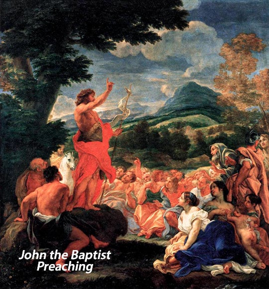 John the Baptist Preaching