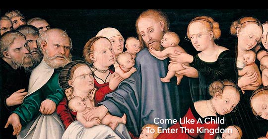 Children Come to Jesus Icon